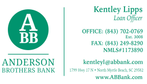 Kentley Lipps business card