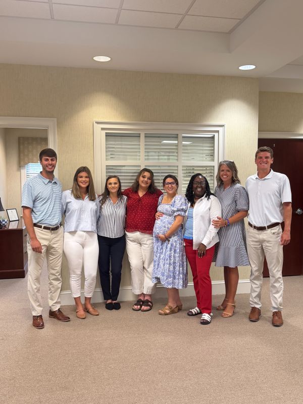 Florence 2nd Loop employees dress in red, white, and blue to celebrate America's 250th birthday